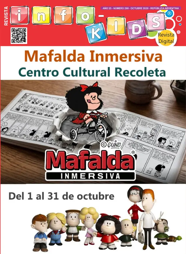 Mafalda inmersiva - Dale click a la tapa para comprar tus entradas.